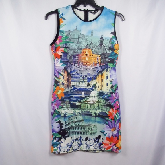 Just Love Dresses & Skirts - Just Love Unique Scenic Print Dress Sleeveless